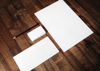 Boş kurumsal kimlik seti