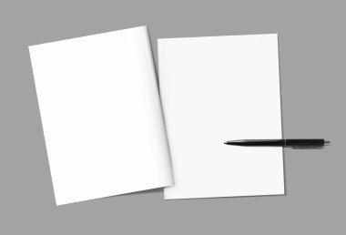 Boş dergi kapakları