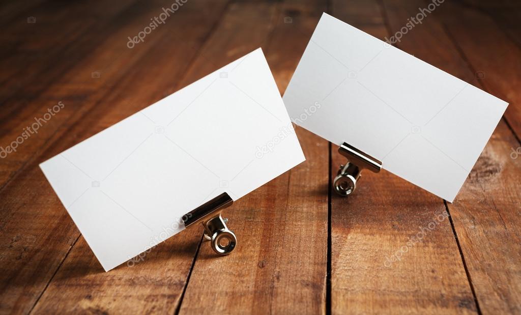 blank business card stock