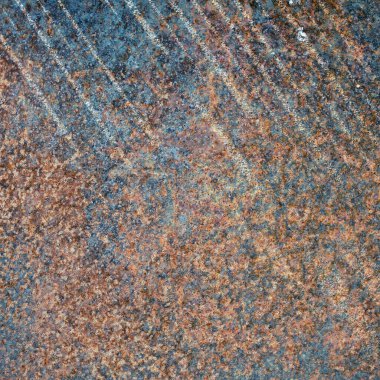 Eski grunge pas dokusu. Paslı metal arkaplan.