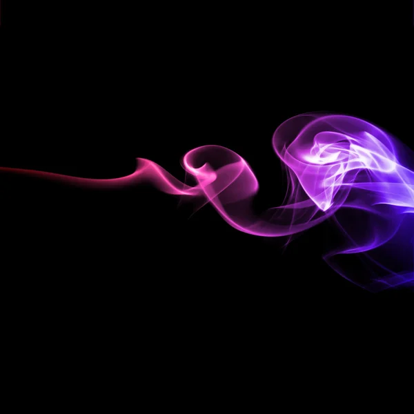 Fumée abstraite de couleur vive — Photo
