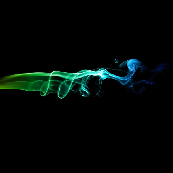 Streszczenie zielony dym — Zdjęcie stockowe