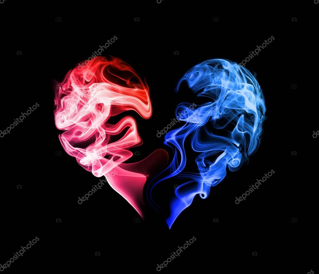 Red and blue heart Stock Photo by ©Veresovich 59726421