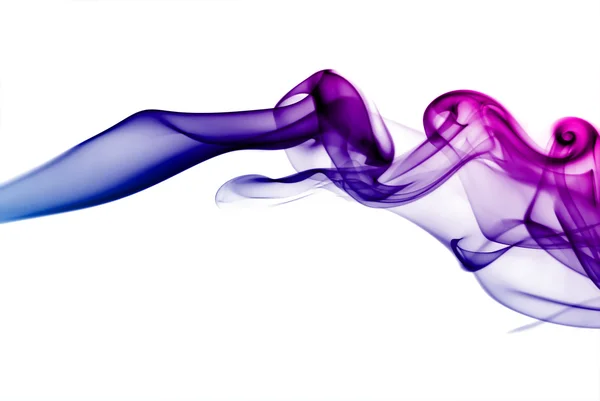 Humo púrpura y azul abstracto — Foto de Stock