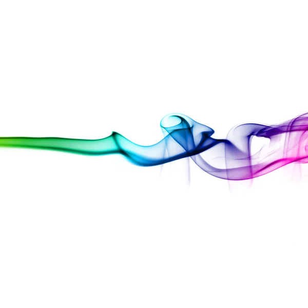 Abstraktní zářivě barevný kouř — Stock fotografie