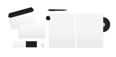 Mockup kimlik marka için