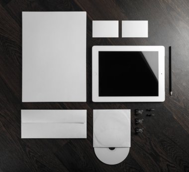 Mockup kimlik marka için