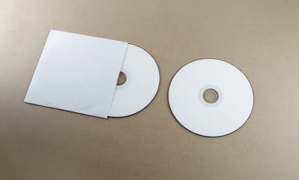Чистий компакт-диск — стокове фото