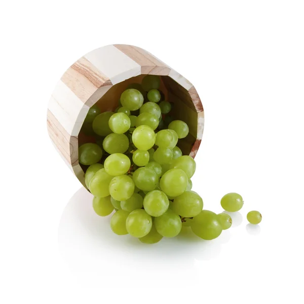 Uvas verdes suculentas — Fotografia de Stock