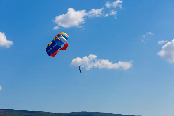 Colorful parachute — Stock Photo, Image