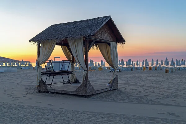 Canopy on a beach — Stock Photo, Image