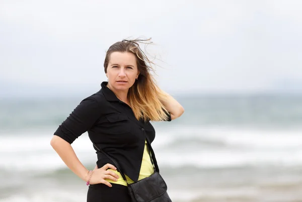 Long-haired woman — Stock Photo, Image