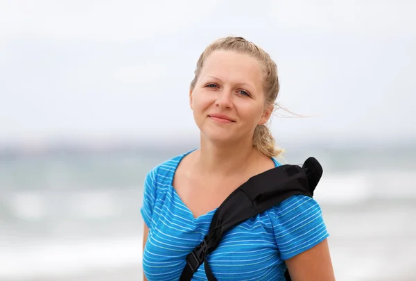 Mujer sonriente — Foto de Stock