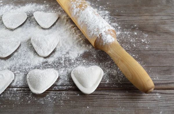 Cooking dumplings — Stock Photo, Image