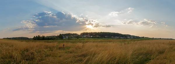 田舎の夕日 — ストック写真