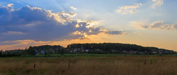 Rural landscape at sunset — Stock Photo, Image