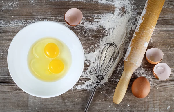 Baking ingredients — Stock Photo, Image