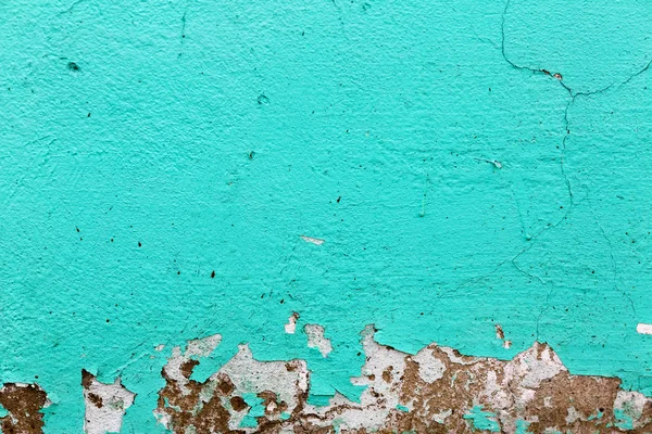 青緑色の塗料の背景 — ストック写真