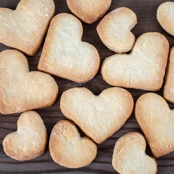 Heart shaped cookies — Stock Photo, Image