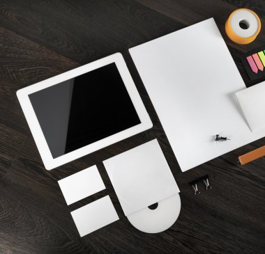 Mockup kimlik marka için