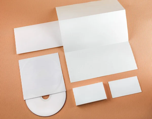 Conjunto de papelaria em branco — Fotografia de Stock