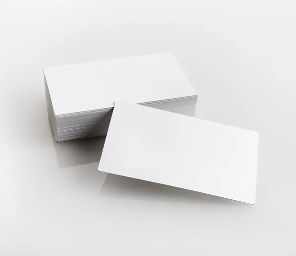 Cartões comerciais em branco — Fotografia de Stock
