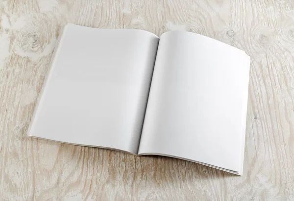 Livro em branco aberto — Fotografia de Stock