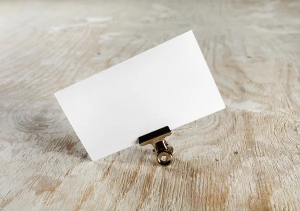 Blank business card — Stock Photo, Image