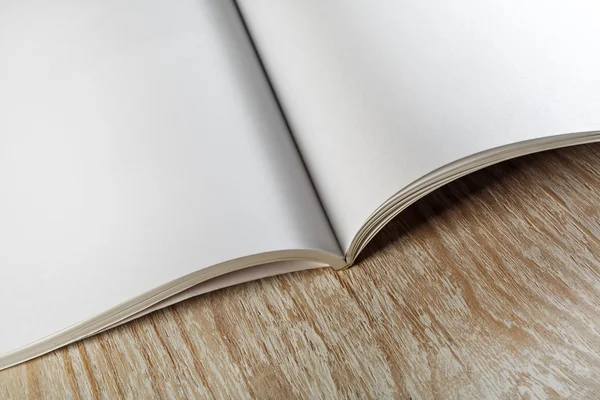 Blank opened book — Stock Photo, Image