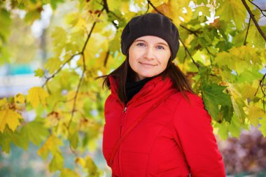 sonbahar kadın portresi