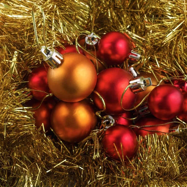 Conjunto de bolas de Natal — Fotografia de Stock