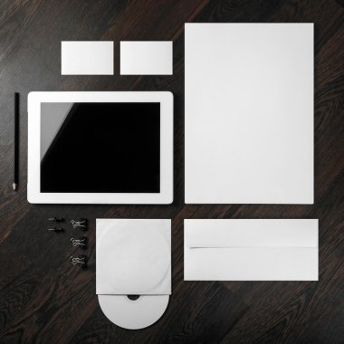 Mockup kimlik marka için