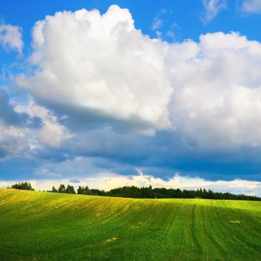 kırsal pastoral manzara