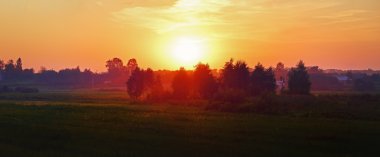 Kırsalda gün batımı