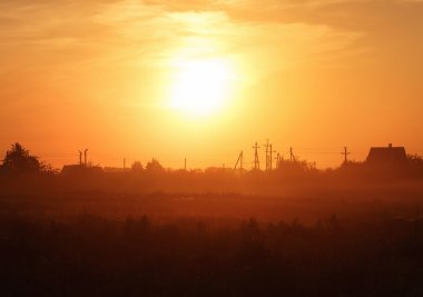 Kırsalda gün batımı