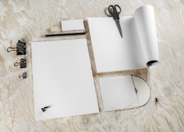 Boş kimliği mockup