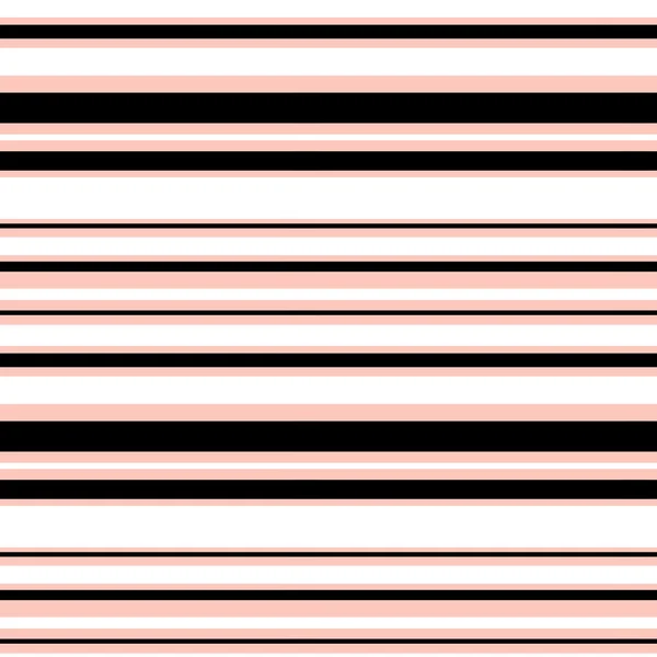 白色粉红和黑色条纹无缝矢量图案背景说明 — 图库矢量图片