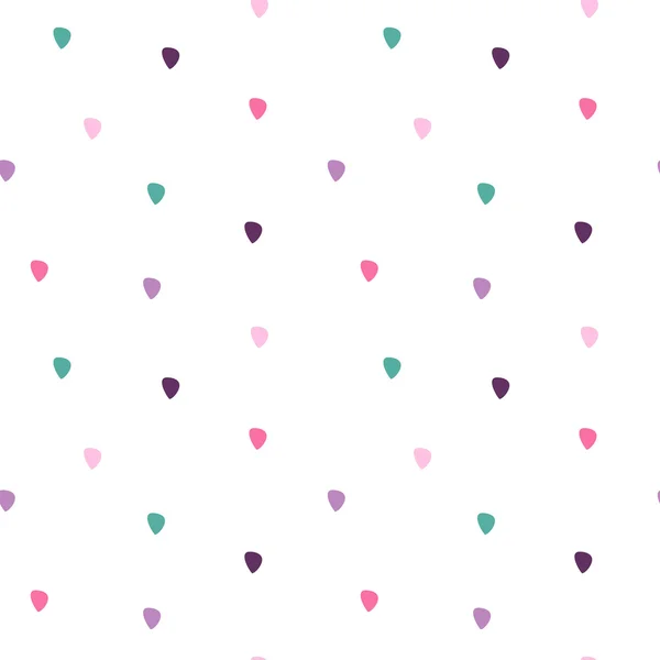 Mignon coloré gouttes de pluie sans couture vectoriel motif illustration de fond — Image vectorielle