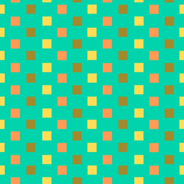 Абстрактный бесшовный векторный рисунок фона с красочным квадратом — стоковый вектор