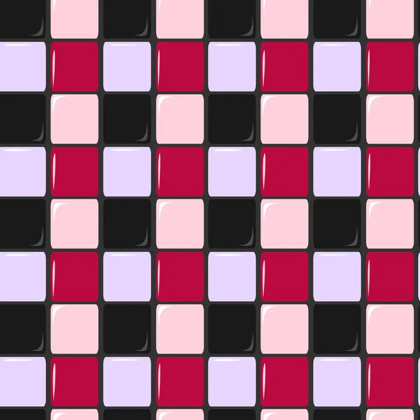 Бесшовный векторный рисунок текстуры с красочным квадратом — стоковый вектор