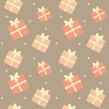 sevimli güzel pastel sorunsuz vektör desen arka plan illüstrasyon sunar