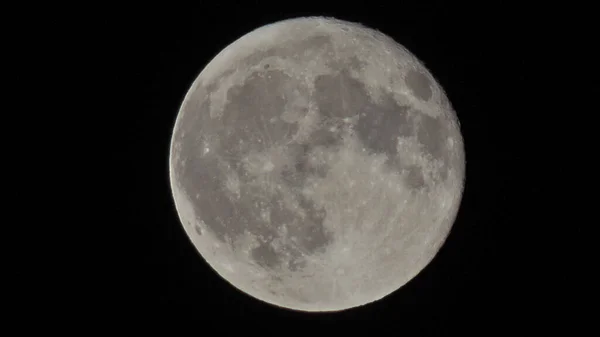 Луна Единственный Естественный Спутник Земли — стоковое фото