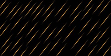 Dinamik Altın Çapraz Çizgiler Çağdaş Soyut Arkaplan. Siyah Zarif Arkaplanda Parlak ve Hareketli Soyut Paralel Çizgiler. Fütürist ve Enerjik Grafik Tasarımı İçin Uygun
