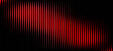 Kırmızı siyah dalga gradyan arka plan şablonu. Son moda tırtıklı cam dalgaları fütüristik klasik estetik ve nostaljik retro kromla dokuyu etkiler. Soyut dikey çizgi kesişme deseni