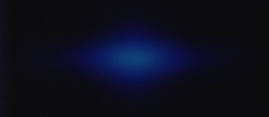 Mavi Lens Parıltısı. Merkezi Parlaklık ve Karanlık Arkaplanda Simetrik Solgunluk ile Soyut Eliptik Işık Gradyanı