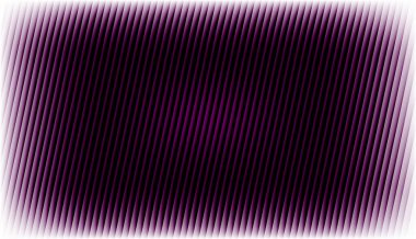 Soyut mor kaburgalı cam arka plan ve ağ eğimleri. Merkezi parıltı ve optik derinlik vignette ile soyut çapraz çizgi gradyanı