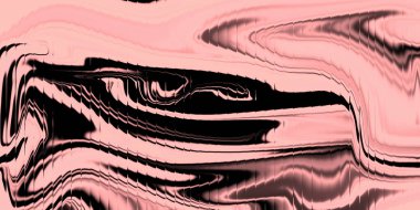 Pembe Siyah Soyut Sıvı Mermer Arkaplan Kalın Girdap Akımı