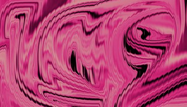 Sıcak Pembe Soyut Sıvı Girdap Arkaplanı Kalın Parlak Mermer Dokusuyla