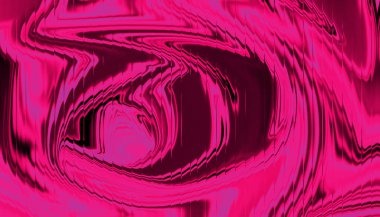 Neon Magenta Soyut Sıvı Girdap Arkaplanı Yoğun Parlak Akış