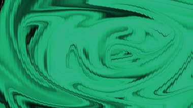 Soyut Yeşil Sıvı Girdap Arkaplanı. Yeşil Sıvı Hareketi Soyut Tasarım